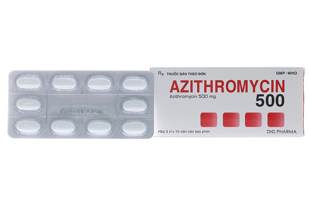 Thuốc Azithromycin 500mg