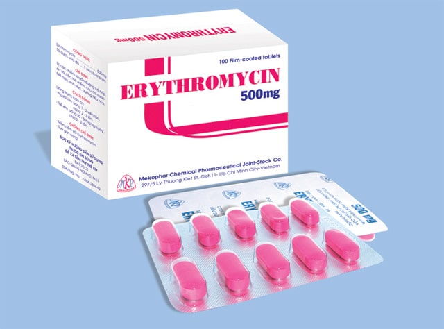 Thuốc Erythromycin 500mg