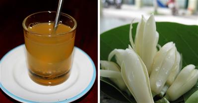 Pha trà hoa ngọc lan để uống