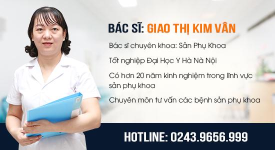 bác sĩ CKI Sản phụ khoa Giao Thị Kim Vân