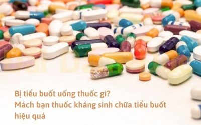 Tổng hợp các loại thuốc trị tiểu buốt cho nữ